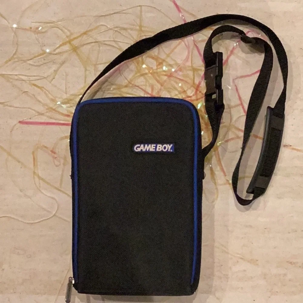 Nintendo GameBoy Console Case Carry Travel Carrying Game Boy Tray Black Large